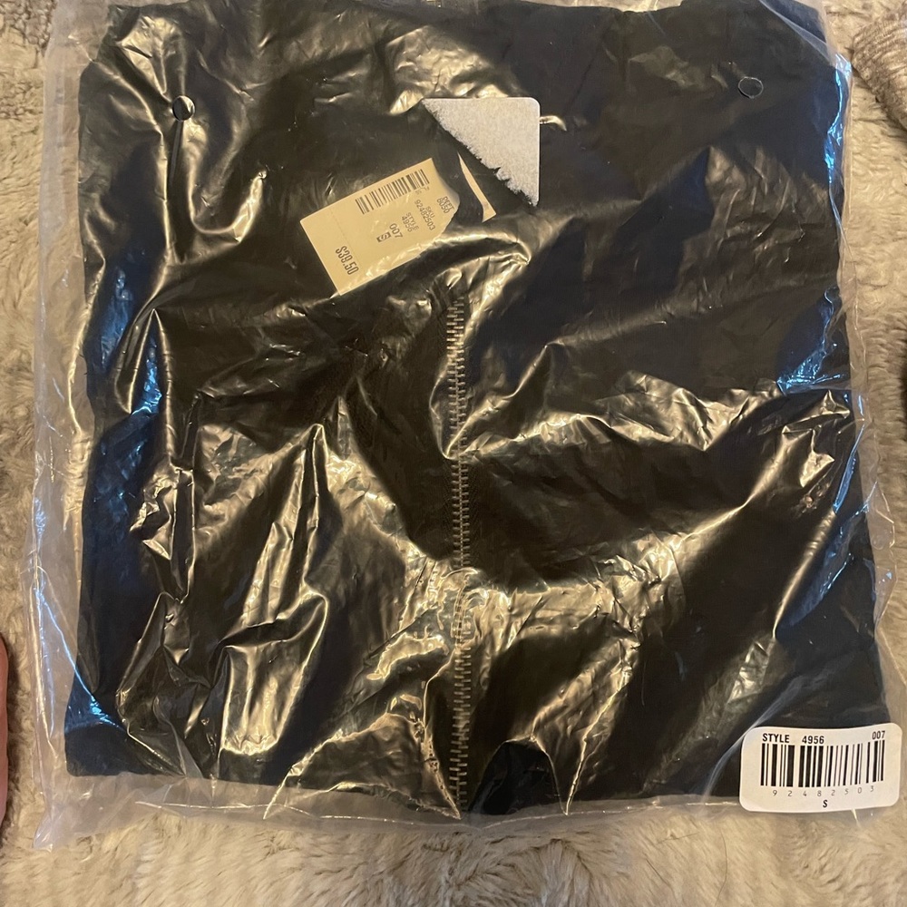 Aeropostale black zip up hoodie. Brand new with tags.